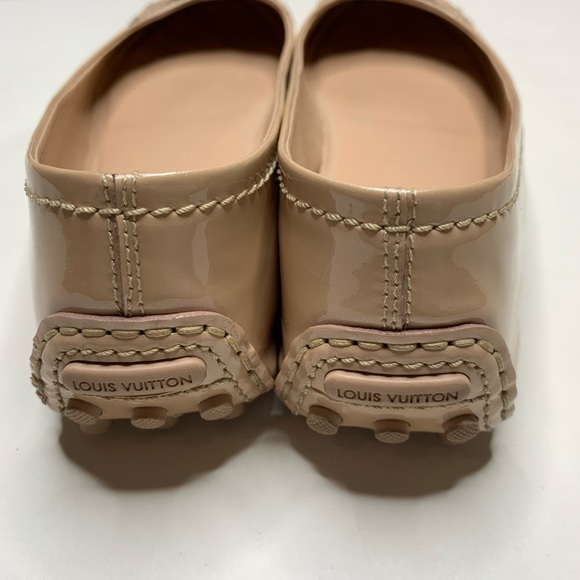 LOUIS VUITTON Patent Oxford Ballerina Flats 37.5 - Picture 4 of 8